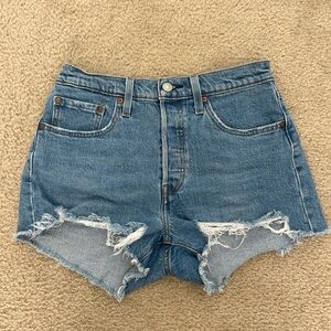 Levi's Classic Blue Jean Shorts